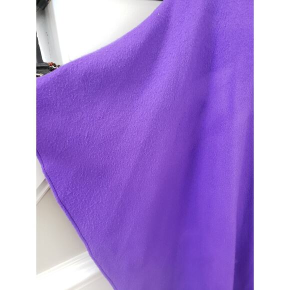 Vintage Kathleen For Sweet Herb Cape Top One Size Purple Hook & Eye Front - Picture 5 of 14